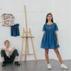 Aohime- Robe en jeans