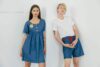 Aohime- Robe en jeans