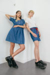 Aohime- Robe en jeans