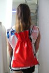 Kyandi- Sac à dos en vinyle doublé coton