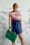 波の上* - Chemise en coton imprimé