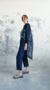 うねり*- Jeans brut à taille élastiquée
