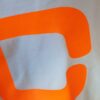 空* T-shirt imprimé néon orange