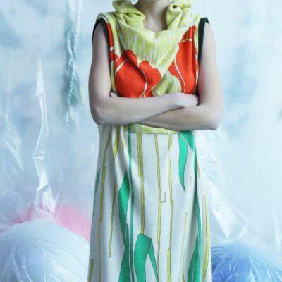 Robe en maille チューリップ*