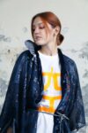 波浪* Veste brodée d'ondes