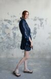 波浪* Veste brodée d'ondes