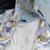 ぱちぱち音* - Blouson en jacquard lamé à capuche
