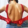 Débardeur dos nu en éponge rouge, パズル*