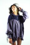 Blouson oversized Purple Harlequin