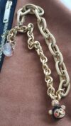 猿王* Collier singe à chaînes entremêlées