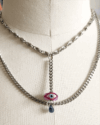 Collier balancier, perle œil, 天使の目*